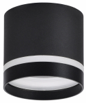Светильник накладной потолочный под лампу GX53 черный 4016 LIGHTING IEK (1/50)