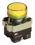 Индикатор LAY5-BU65 d22 желтый IEK  (20/200)