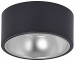 Светильник накладной потолочный под лампу GX53 черный/хром 4017 LIGHTING IEK (1/30)