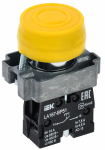 Кнопка LA167-BP51 d=22мм 1з желтая IEK (10/200)