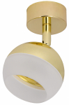 Светильник настенно-потолочный под лампу  GX53 золото 4011  IEK