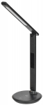 Светильник настольный светодиод 7Вт QI-заряд USB-выход кожа черный 2011 LIGHTING IEK