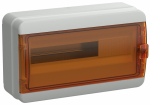 Бокс КМПн-18мод настен пласт сер (дв.прозр оранжевая) IP65 TEKFOR IEK (1/1/4)
