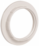 Кольцо абажурное к патрону Е27 пластик белый (инд.пакет) КП27-К02 IEK (1/50/1000)