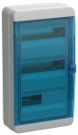 Бокс КМПн-36мод настен пласт сер (дв.прозр синяя) 3 ряда IP65 TEKFOR IEK (1/1/4)