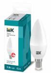 Лампа светодиод 9Вт свеча Е14 4000К 810Лм матовая IEK (10/100)