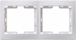 Рамка 2гн белый вертикальная РВ-2-КБ Кварта IEK (1/38/760)