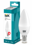 Лампа светодиод 7Вт свеча Е14 4000К 630Лм матовая IEK (10/100)