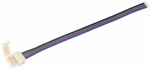 Коннектор 10мм для соединения светодиод ленты RGB 5шт с драйвером (-15см-разъем) IEK