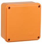 Коробка распаячная огнестойкая ПС 100х100х50 4Р 4мм2 гладкие стенки IP44 IEK (1/48)
