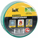 Изолента зеленая 15/10м IEK (10/500)