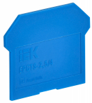 Заглушка для CTS 2,5/4мм2 синяя IEK