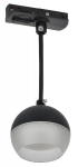 Светильник 4119 декор. трековый подвесной GX53 черный IEK