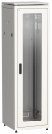 ITK Шкаф сетевой 19" LINEA N 33U 600х800 мм стеклянная передняя дверь серый