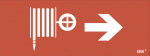 Наклейка самоклеющаяся "Пожарный кран/стрелка направо" 240х90мм IEK (1/10)