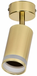 Светильник накладной настено-потолочный под лампу GU10 золото 4006 LIGHTING IEK (1/50)