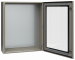 Щит с монтажной панелью ЩМП4-0 800х650х250 настен с зам. металл с прозрач.дверцей IP54 IEK (1)