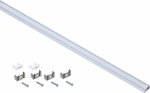 Профиль алюм. для светодиод ленты 1607 накладной прямоуг 2м с комплектом аксессуаров опал IEK (1/60)