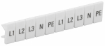 Маркеры для КПИ-2,5мм2 с символами "L1, L2, L3, N, PE" IEK (10/1000)