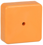Коробка распаячная огнестойкая оранж ПС 75х75х28 2Р 4мм2 IP44 IEK (1/80)