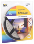 Лента светодиод LSR-3528RGB 4,8Вт 54Led 12В мультиколор eco IP20 5м IEK (1/20)