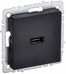 Розетка 1гн HDMI с/у черный механизм РHDMI-0-БрЧ BRITE IEK (1/10/100)