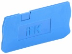 Заглушка для КПИ 3в-1,5/2,5 3 вывода синяя IEK (100/2000)