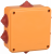 Коробка распаячная огнестойкая ПС 100х100х50 4Р 4мм2 6 вводов IP55 IEK (1/48)