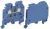 Зажим наборный ЗНИ-2,5 2,5мм2 (JXB24А) синий IEK (1/50/800)