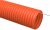 Труба гофрированная d16 ПНД оранжевая с зондом тяжелая IEK (100)